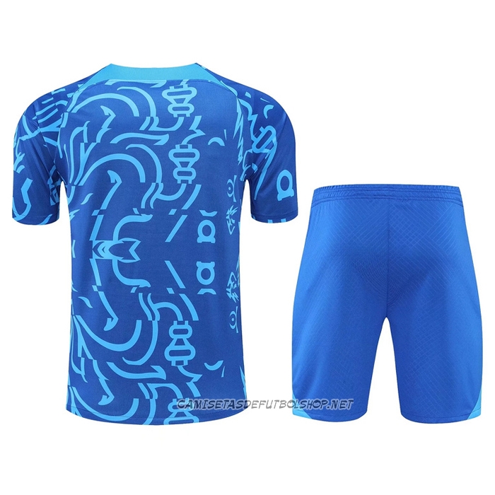 Chandal del Chelsea 22-23 Manga Corta Azul - Pantalon Corto